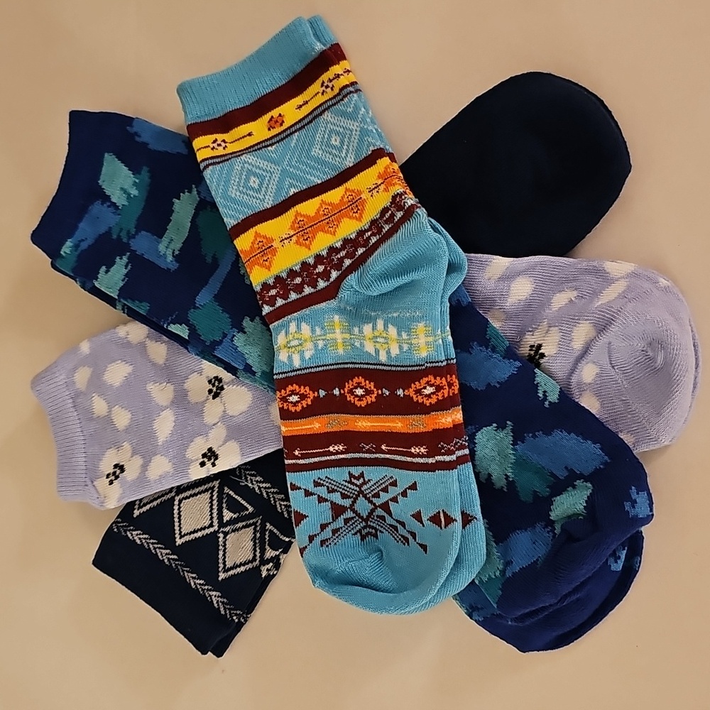 Sock Bundle - Blue Variety